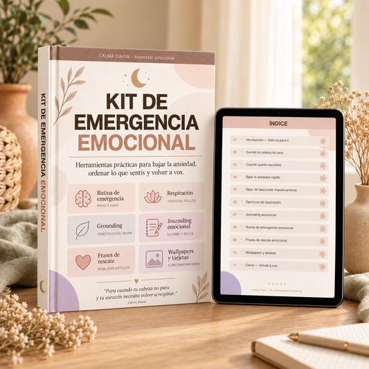"✨KIT DE EMERGENCIA EMOCIONAL" - Para esos dias que sentis que no podes más